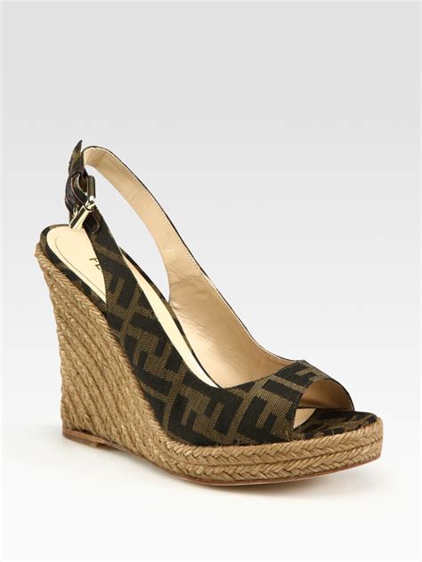 Fendi wedge shoes